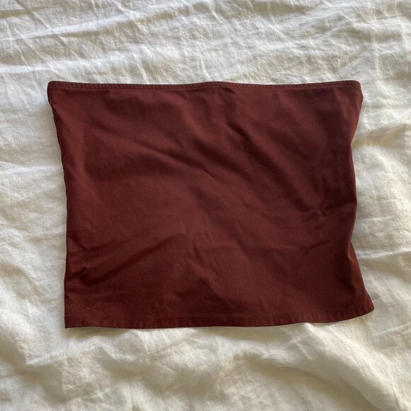 Nordstrom Open Edit brown tube top size medium - Picture 1 of 3